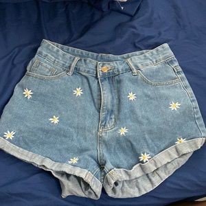 SHEIN daisy jean shorts